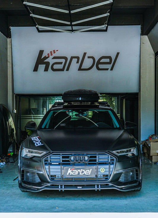 Audi A6 Allroad C8 2020-ON with Aftermarket Parts - Upper Valences Pre-preg Carbon Fiber from Karbel Carbon