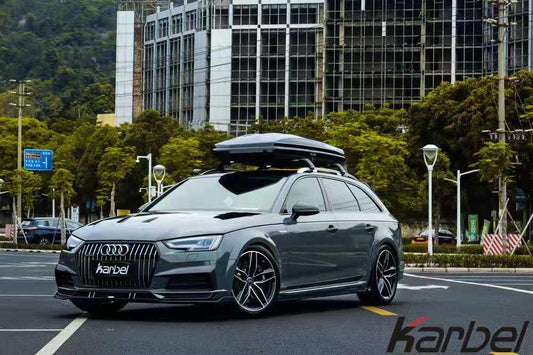 Audi RS4 S4 A4 (all models) B9 / B9.5 2017-ON with Aftermarket Parts - Hood Pre-preg Carbon Fiber from Karbel Carbon