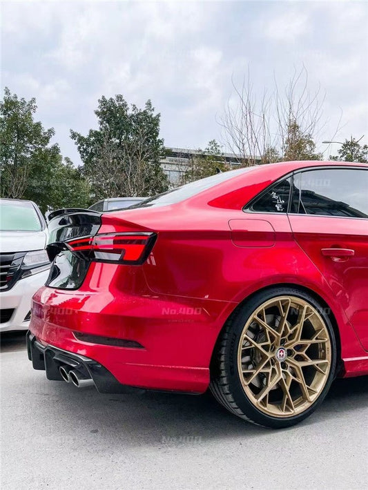 Audi RS3 S3 A3 8V/8V.5 2014-2020 with Aftermarket Parts - Trunk Lid Pre-preg Carbon Fiber from Karbel Carbon
