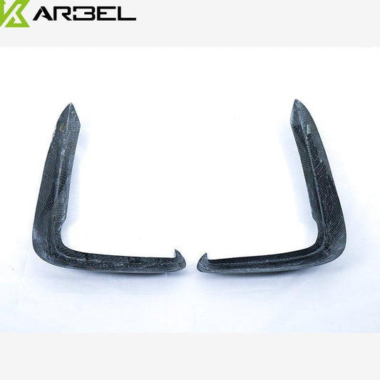 Audi S5 A5 (with s-line bumper, does not base model) B9 2017-2019 with Aftermarket Parts - Upper Valences Pre-preg Carbon Fiber from Karbel Carbon