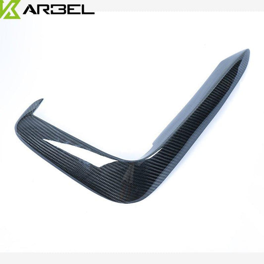 Audi S5 A5 (with s-line bumper, does not base model) B9 2017-2019 with Aftermarket Parts - Upper Valences Pre-preg Carbon Fiber from Karbel Carbon