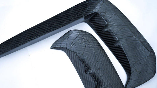 Volkswagen Golf R / GTI MK7.5 2018 2019 2020 2021 with Aftermarket Parts - Upper Valences Pre-preg Carbon Fiber from Karbel Carbon