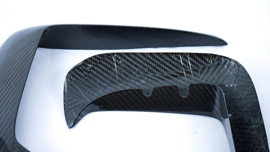 Volkswagen Golf R / GTI MK7.5 2018 2019 2020 2021 with Aftermarket Parts - Upper Valences Pre-preg Carbon Fiber from Karbel Carbon