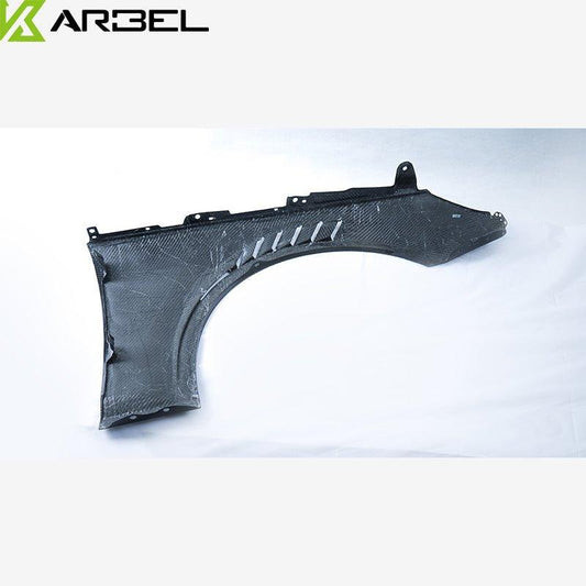 Audi S4 A4 B9 2017 2018 2019 & S4 A4 B9.5 2020 2021 2022 2023 2024 With Aftermarket Parts - Front Fenders Pre-preg Carbon Fiber from Karbel Carbon