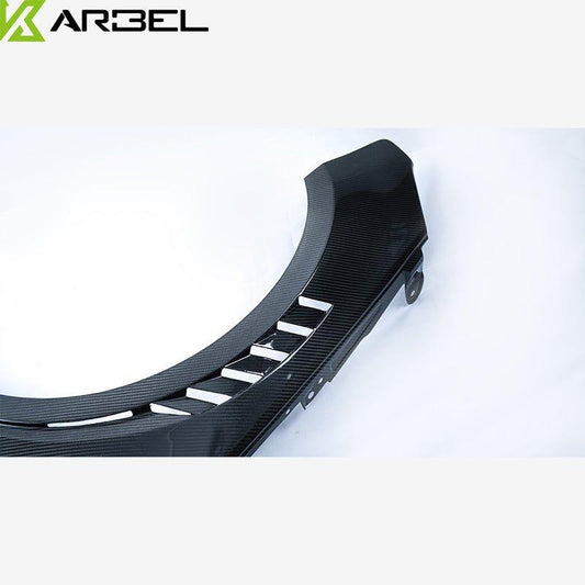 Audi S4 A4 B9 2017 2018 2019 & S4 A4 B9.5 2020 2021 2022 2023 2024 With Aftermarket Parts - Front Fenders Pre-preg Carbon Fiber from Karbel Carbon