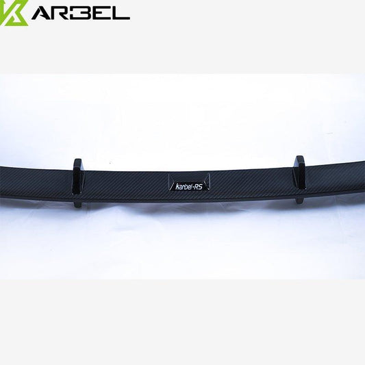 Audi RS5 B9 2018 2019 2020 with Aftermarket Parts - Front Lip Pre-preg Carbon Fiber from Karbel Carbon