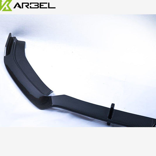 Audi RS5 B9 2018 2019 2020 with Aftermarket Parts - Front Lip Pre-preg Carbon Fiber from Karbel Carbon