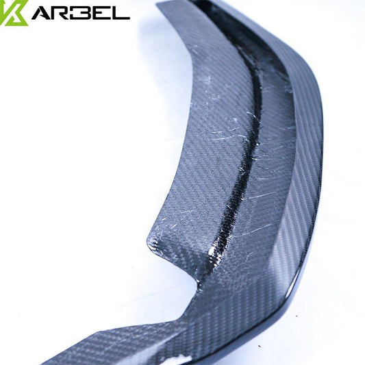 Audi RS5 B9 2018 2019 2020 with Aftermarket Parts - Front Lip Pre-preg Carbon Fiber from Karbel Carbon