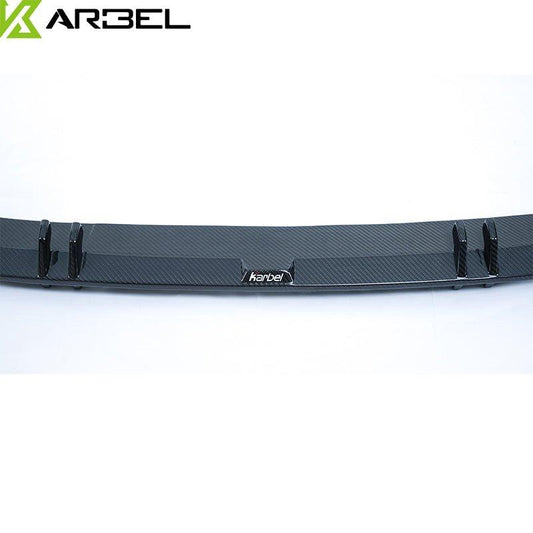 Audi S6 / A6 Avant / A6 (with S-line bumper, does not fit base model) C8 2019 2020 2021 2022 2023 2024 with Aftermarket Parts - Front Lip Pre-preg Carbon Fiber from Karbel Carbon