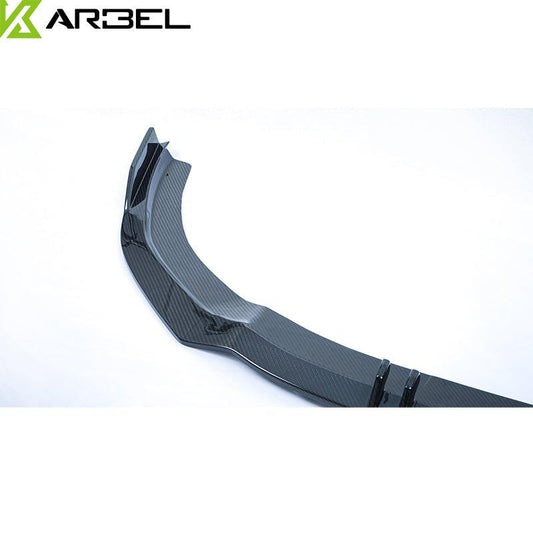 Audi S6 / A6 Avant / A6 (with S-line bumper, does not fit base model) C8 2019 2020 2021 2022 2023 2024 with Aftermarket Parts - Front Lip Pre-preg Carbon Fiber from Karbel Carbon