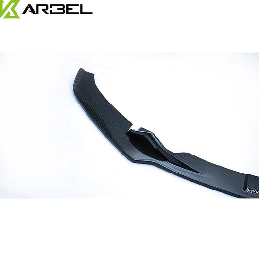 BMW 2 Series M240i 230i (with M-Package bumper) F22/F23 2014 2015 2016 2017 2018 2019 2020 2021 with Aftermarket Parts - Front Lip Pre-preg Carbon Fiber from Karbel Carbon