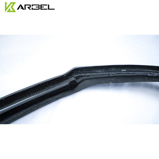 Audi S3 A3 8V & 8V.5 2017 2018 2019 2020 with Aftermarket Parts - Front Lip Pre-preg Carbon Fiber from Karbel Carbon