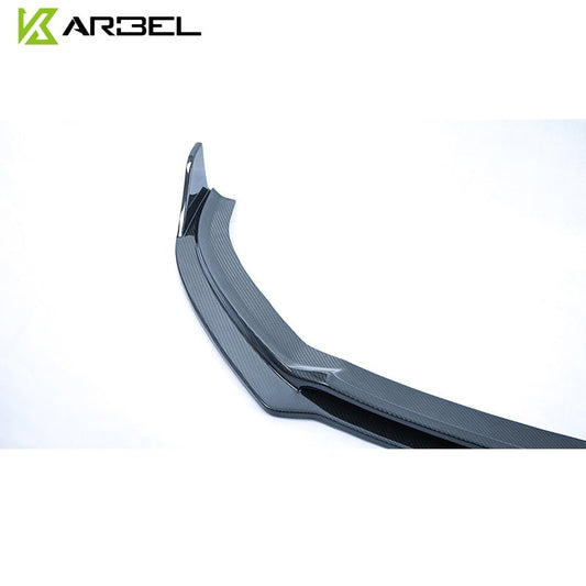 Audi S3 A3 8V & 8V.5 2017 2018 2019 2020 with Aftermarket Parts - Front Lip Pre-preg Carbon Fiber from Karbel Carbon