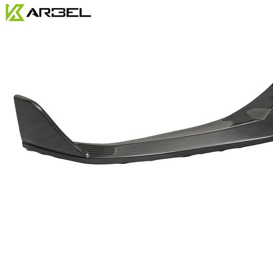Audi S5 A5 (with s-line bumper, does not base model) B9 2017 2018 2019 with Aftermarket Parts - V2 Style Front Lip Pre-preg Carbon Fiber from Karbel Carbon