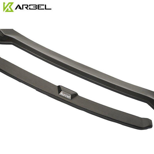 Audi S5 A5 (with s-line bumper, does not base model) B9 2017 2018 2019 with Aftermarket Parts - V2 Style Front Lip Pre-preg Carbon Fiber from Karbel Carbon