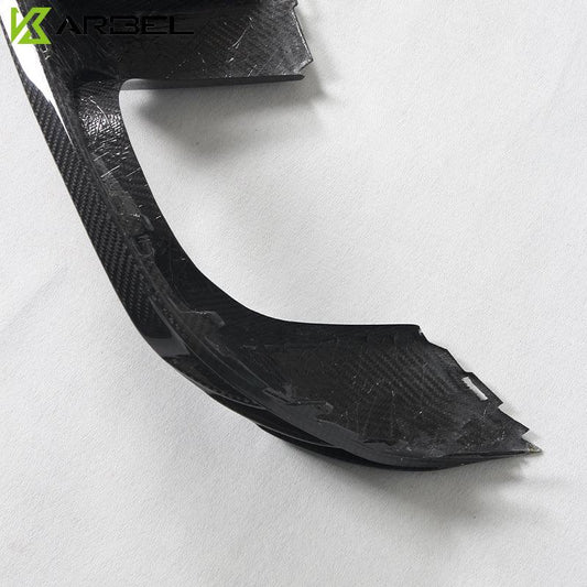 Audi RS3 8V.5 2018 2019 2020 with Aftermarket Parts - Rear Diffuser Pre-preg Carbon Fiber from Karbel Carbon