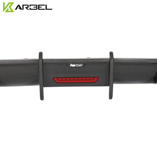 Audi S5 A5 (with s-line bumper, does not base model) B9 2017 2018 2019 with Aftermarket Parts - Rear Diffuser Pre-preg Carbon Fiber from Karbel Carbon