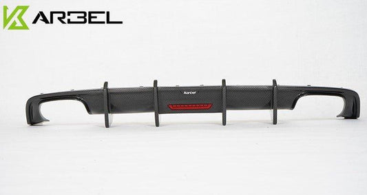 Audi S5 A5 (with s-line bumper, does not base model) B9 2017 2018 2019 with Aftermarket Parts - Rear Diffuser Pre-preg Carbon Fiber from Karbel Carbon