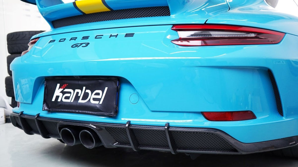 Karbel Carbon Dry Carbon Fiber Rear Diffuser for Porsche 911 991.2 GT3 –  Performance SpeedShop
