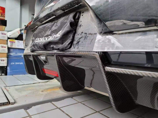 Volkswagen GTI MK7.5 2018 2019 2020 2021 with Aftermarket Parts - Rear Diffuser Pre-preg Carbon Fiber from Karbel Carbon