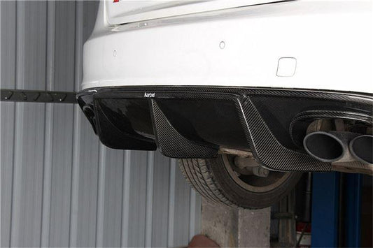 Audi S5 A5 S-line (with s-line bumper, does not base model) B8.5 2012-2016 with Aftermarket Parts - V1 Style Rear Diffuser Pre-preg Carbon Fiber from Karbel Carbon