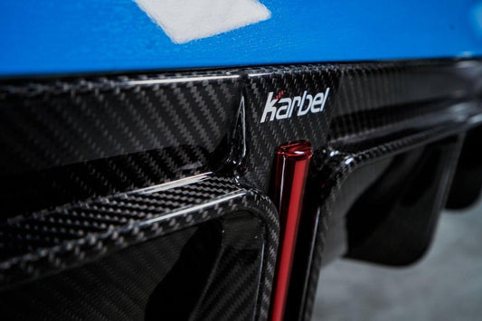 Audi S4 B9.5 2020-ON with Aftermarket Parts - Rear Diffuser & Canards V1 Style Pre-preg Carbon Fiber from Karbel Carbon