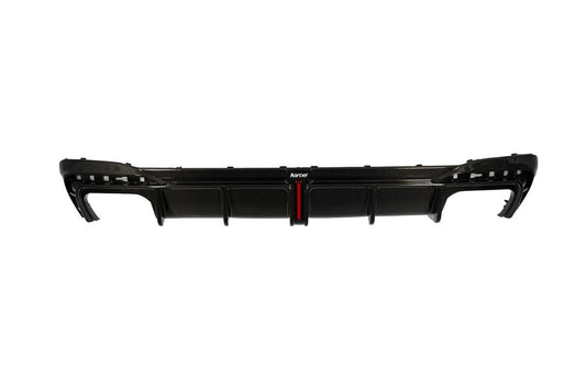 Audi S4 B9.5 2020-ON with Aftermarket Parts - Rear Diffuser & Canards V1 Style Pre-preg Carbon Fiber from Karbel Carbon