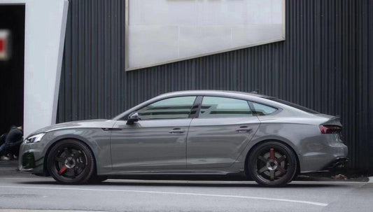 Audi S5 A5 (with s-line bumper, does not base model) B9.5 2020 2021 2022 2023 2024 with Aftermarket Parts - Rear Diffuser Pre-preg Carbon Fiber from Karbel Carbon