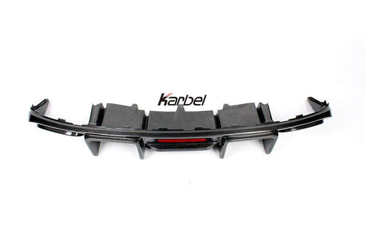 Audi S5 A5 S-line (with s-line bumper, does not base model) B8.5 2012-2016 with Aftermarket Parts - V2 Style Rear Diffuser Pre-preg Carbon Fiber from Karbel Carbon