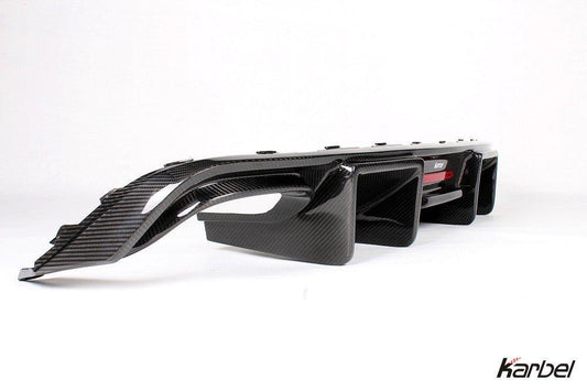 Audi S5 A5 S-line (with s-line bumper, does not base model) B8.5 2012-2016 with Aftermarket Parts - V2 Style Rear Diffuser Pre-preg Carbon Fiber from Karbel Carbon