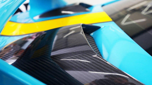 Porsche 911 991.2 GT3 2018 2019 with Aftermarket Parts - Engine Cover Pre-preg Carbon Fiber from Karbel Carbon