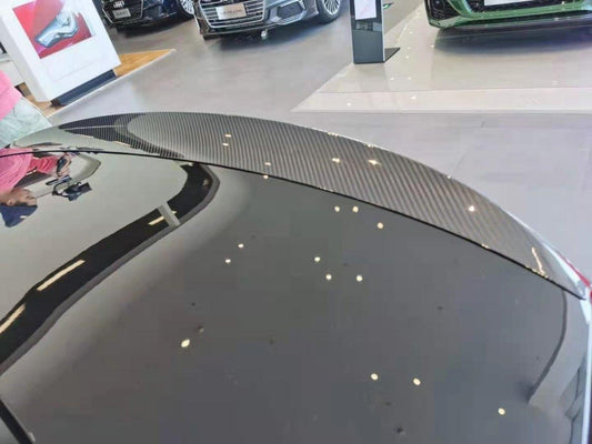 Audi S6 / A6 C8 2019 2020 2021 2022 2023 2024 with Aftermarket Parts - Rear Spoiler Pre-preg Carbon Fiber from Karbel Carbon