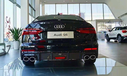 Audi S6 / A6 C8 2019 2020 2021 2022 2023 2024 with Aftermarket Parts - Rear Spoiler Pre-preg Carbon Fiber from Karbel Carbon