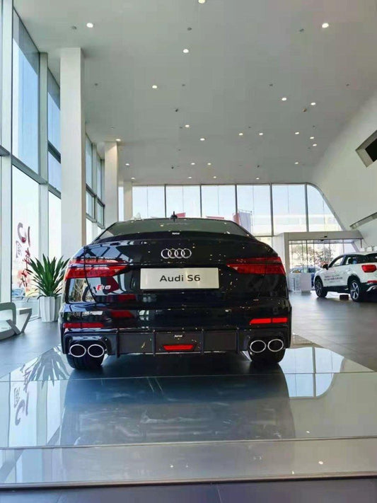 Audi S6 / A6 C8 2019 2020 2021 2022 2023 2024 with Aftermarket Parts - Rear Spoiler Pre-preg Carbon Fiber from Karbel Carbon