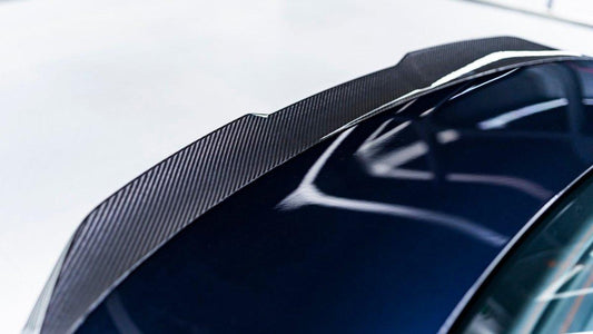BMW M3 G80 2021-ON & 3 Series 330i M340i G20 (Fits Both Pre-LCI & LCI) 2019-ON with Aftermarket Parts - V2 Style Rear Spoiler Carbon Fiber from Karbel Carbon