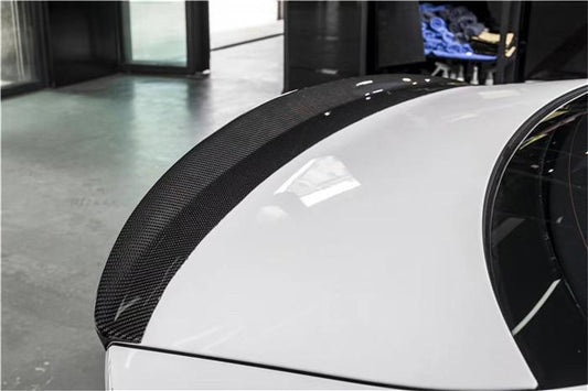 Audi RS3 S3 A3 8V/8V.5 2014 2015 2016 2017 2018 2019 2020 with Aftermarket Parts - Rear Spoiler Pre-preg Carbon Fiber from Karbel Carbon