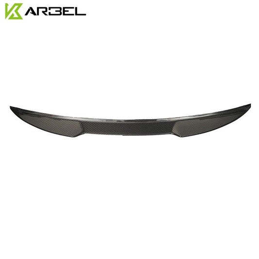 Audi S4 A4 B9 / B9.5 2017 2018 2019 2020 2021 2022 2023 2024 with Aftermarket Parts - Rear Spoiler Pre-preg Carbon Fiber from Karbel Carbon