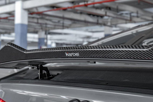Audi RS7 S7 A7 C8 2019-ON with Aftermarket Parts - V2 Style Rear Spoiler Pre-preg Carbon Fiber from Karbel Carbon