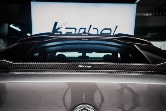 BMW X4M X4MC F98 (Fits Both Pre-LCI & LCI) 2019-ON & X4 G02 (Fits Both Pre-LCI & LCI) 2019-ON with Aftermarket Parts - Rear Spoiler Pre-preg Carbon Fiber from Karbel Carbon