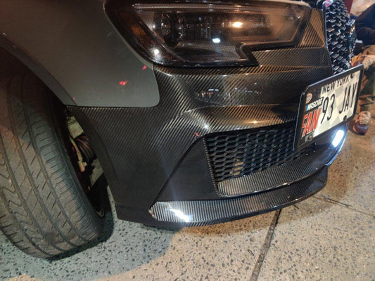 Audi S3 A3 8V.5 2017 2018 2019 2020 with Aftermarket Parts - Front Bumper Pre-preg Carbon Fiber from Karbel Carbon