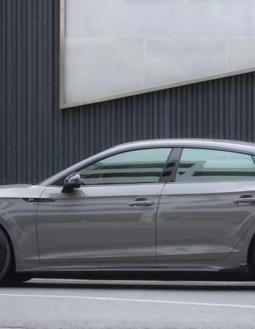 Audi S5 A5 B9.5 2020 2021 2022 2023 2024 With Aftermarket Parts - Side Skirts Pre-preg Carbon Fiber from Karbel Carbon