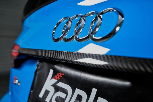 Karbel Carbon Dry Carbon Fiber Trunk Lid Rear Trim for Audi S4 & A4 S Line 2020-ON B9.5 - Performance SpeedShop
