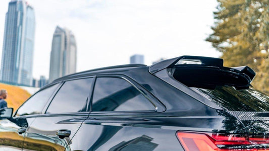 Audi RS6 C8 2020-ON with Aftermarket Parts - Rear Roof Spoiler Pre-preg Carbon Fiber from Karbel Carbon