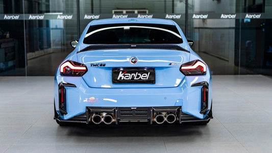 BMW M2/C G87 2023-ON & 2 Series 230i M240i G42 2022-ON with Aftermarket Parts - V1 Rear Spoiler Carbon Fiber from Karbel Carbon