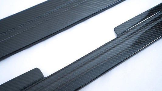 Audi RS5 S5 A5 B9 2017 2018 2019 with Aftermarket Parts - Side Skirts Pre-preg Carbon Fiber from Karbel Carbon
