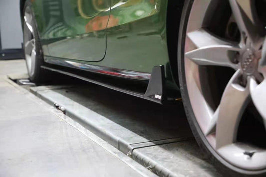 Audi RS5 S5 A5 B9 2017 2018 2019 with Aftermarket Parts - Side Skirts Pre-preg Carbon Fiber from Karbel Carbon