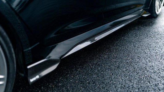 Audi RS6 C8 2020-ON & RS7 C8 2020-ON With Aftermarket Parts - Side Skirts Pre-preg Carbon Fiber from Karbel Carbon