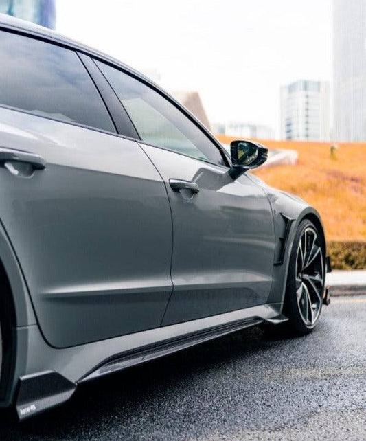 Audi RS6 C8 2020-ON & RS7 C8 2020-ON With Aftermarket Parts - Side Skirts Pre-preg Carbon Fiber from Karbel Carbon