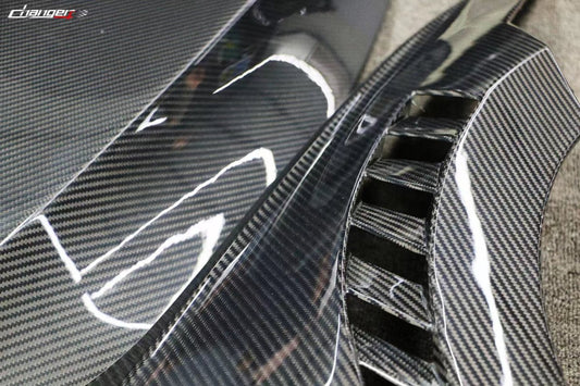 Karbel Carbon Pre-preg Carbon Fiber Front Fenders Replacement for Volkswagen GTI MK8 - Performance SpeedShop