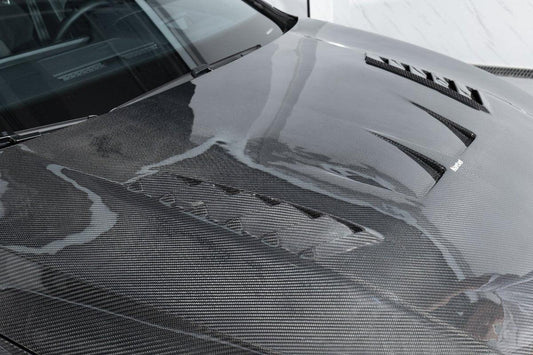 Volkswagen Golf R / GTI / Golf MK8 2022-ON with Aftermarket Parts - Hood Pre-preg Carbon Fiber from Karbel Carbon